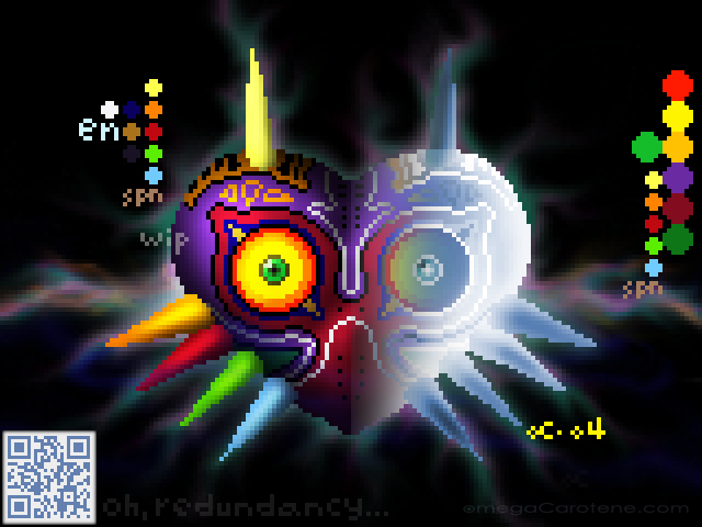 returning to the End of the World with a pixel-Art graphic of Majora’s ...